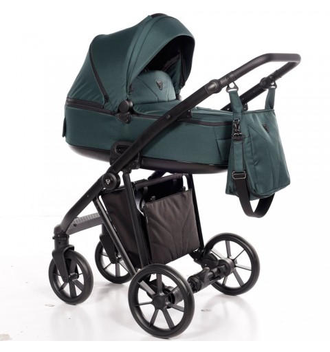 Junama Smart - wózek wielofunkcyjny, zestaw 2w1 z opcją 3w1 i 4w1 | 03 Zielony